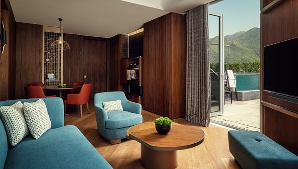 The Silveri Suite comes with its own private outdoor pool. The Silveri Suite comes with its own private outdoor pool.