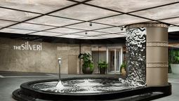 Guests arriving at the hotel will be greeted by a silver water drop sculpture, alongside a welcome drink.