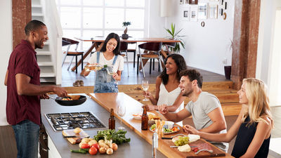 Co-living brings the young at heart together for some good food and company.