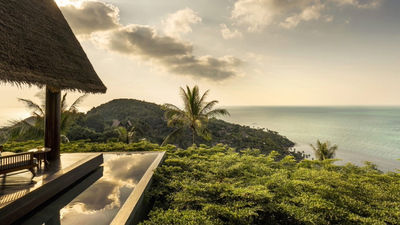 First stop on the White Lotus set-jetting tour — Four Seasons Resort Koh Samui.
