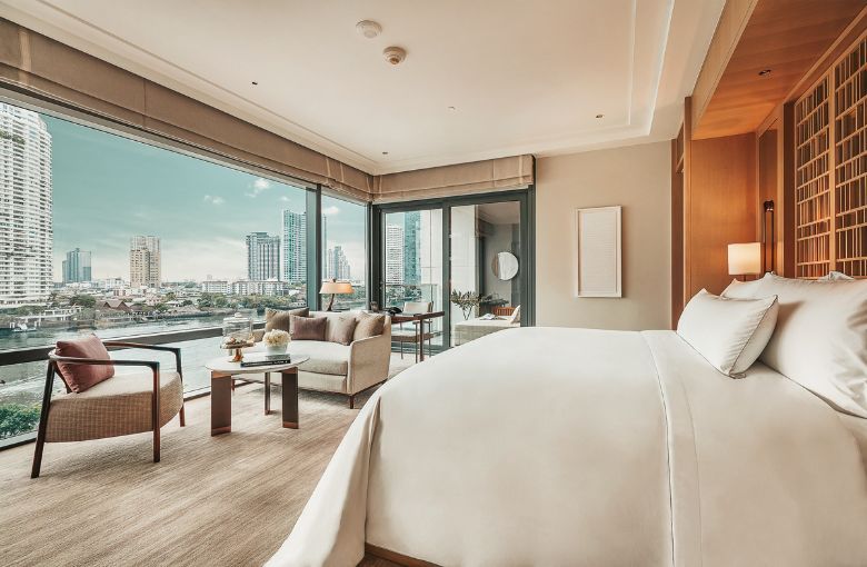 Capella Bangkok has 101 suites and villas, all of which face the river.