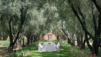 Exotic dining destinations at Dar Ahlam in Morocco.