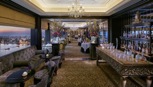 The hotel's Le Normandie restaurant has been awarded two Michelin stars.