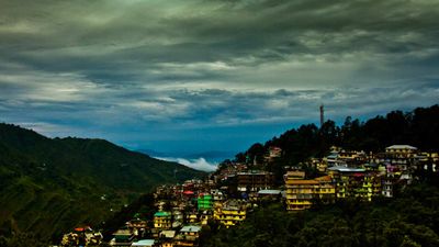 A view of Dharamshala in northern India, home of the exiled Dalai Lama since 1954