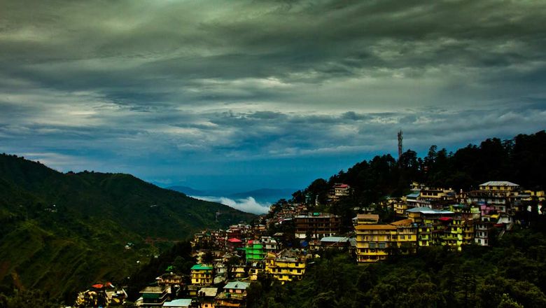 A view of Dharamshala in northern India, home of the exiled Dalai Lama since 1954