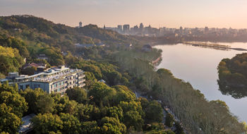The Silk Lakehouse features 68 rooms and suites, offering views of West Lake or private gardens.