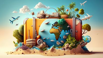 AI can help create stunning graphics for marketing materials, such as the one above.