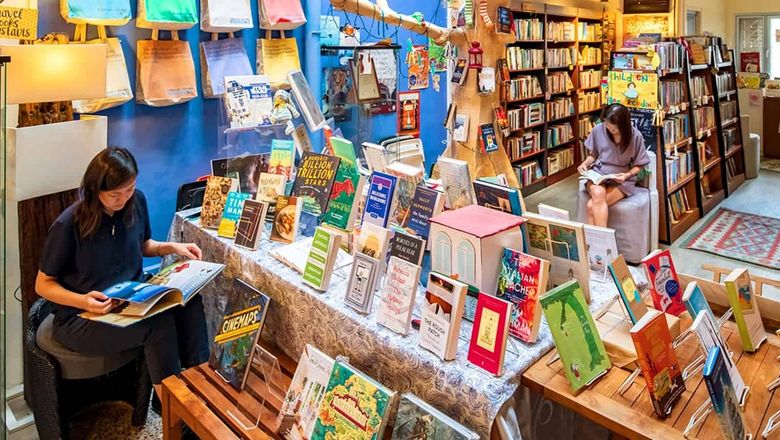 Spend a quiet hour or two at Littered with Books, a bookstore housed within a conservation shophouse.
