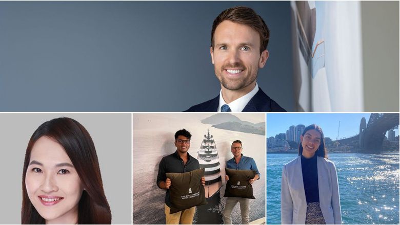 Top: Sebastien Decaix. From left: Melissa Ong, Christopher Menon, Nathan Gudsell, Jasmine Zaman.