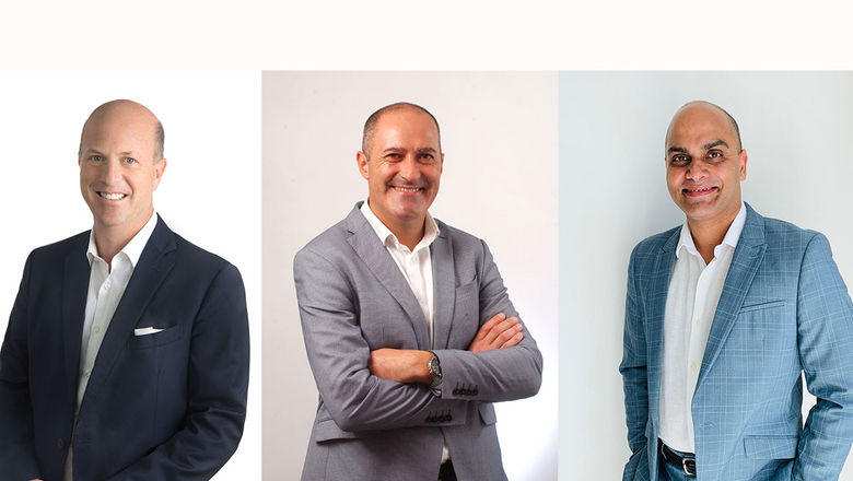 Left to right: Xavier Desaulles, CEO of APAC markets, Club Med; Jean-Charles Fortoul, CEO of APAC resorts, Club Med; Vijay Sharma, GM of Southeast Asia, Club Med.