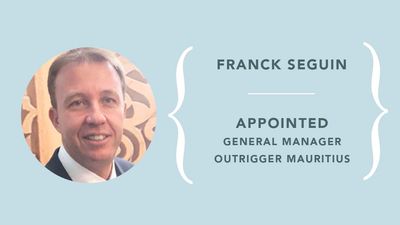 Franck Seguin, General Manager, Outrigger Mauritius Beach Resort