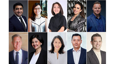 From left (top to bottom): Ramesh Daryanani, Mei Xue Ying, Tessa Rahardjo, Khushnooma Kapadia, Jason Nuell, Ashley Hansen, Ashley Hansen, Wong Ching Yee, Jason Zhang, Mark Shrives.