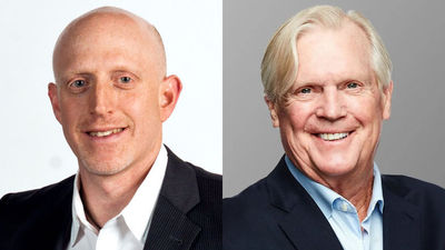 Jason Young (left) succeeded Tom Kemp as Northstar Travel Group CEO.