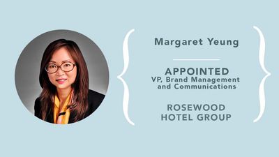 Margaret Yeung, Vice President, Brand Management and Communications, Rosewood Hotel Group