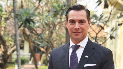 Oliver Dudler, cluster general manager of Raffles Hotel Le Royal, Phnom Penh and Raffles Grand Hotel d’Angkor, Siem Reap