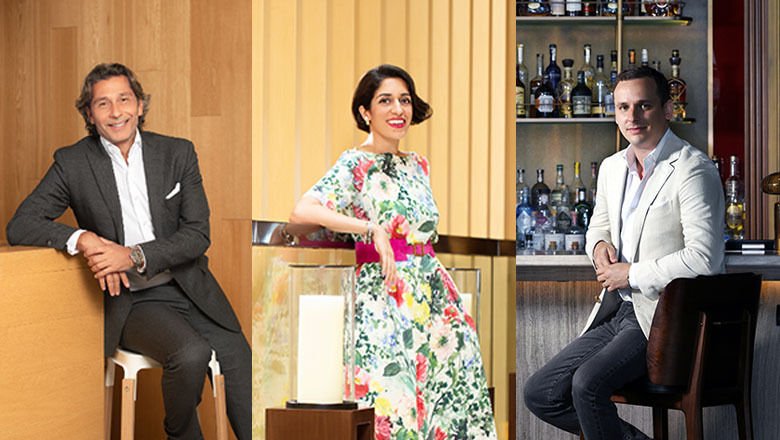 From left: Giovanni Beretta, Kristina Snaith-Lense and Olivier Dumonceaux.