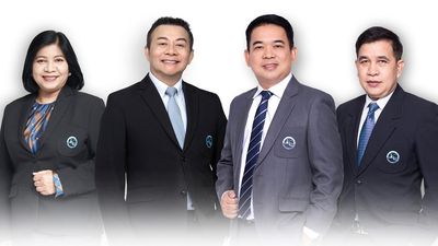 From left: Chiravadee Khunsub, Chuwit Sirivajjakul, Akkarawit Taphasit and Nat Kruthasoot.