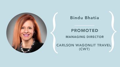 Bindu Bhatia, Managing Director, Asia Pacific, Carlson Wagonlit Travel