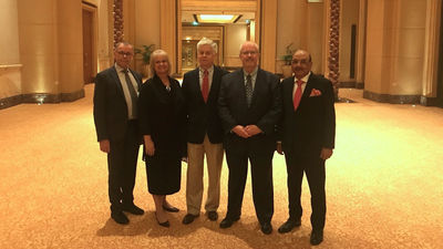 Pictured above left to right: Michel deBlust, Wendy Paradis, Guillermo Correa Sanfuentes, Mark Meader, Praveen Chugh.