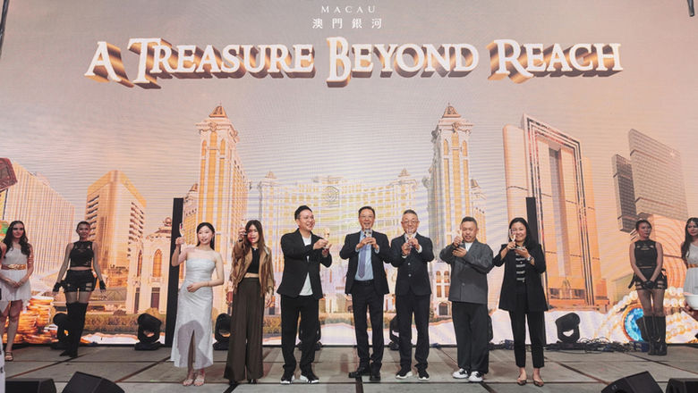 GEG hosted a gala dinner at JW Marriott Singapore to celebrate its new Singapore office, featuring celebrity performances and introductions of its Macau properties.