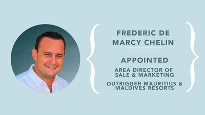 Frederic De Marcy Chelin, Area Director of Sales & Marketing – Indian Ocean, Outrigger Hotels & Resorts
