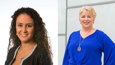 Left: Patricia Perez, right: Cherryl Brazier