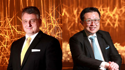 Left: Thomas Saig, vice president operations, Marco Polo Hotels – Hong Kong; Right: Dailp Singh, general manager, Marco Polo Hotels – Hong Kong.