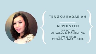 Tengku Badariah, director of sales and marketing, New World Petaling Jaya Hotel
