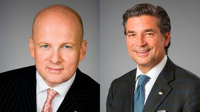 Left: Christoph Mares, promoted to chief operating officer; Right: Richard Baker appointed group chief relationship officer.