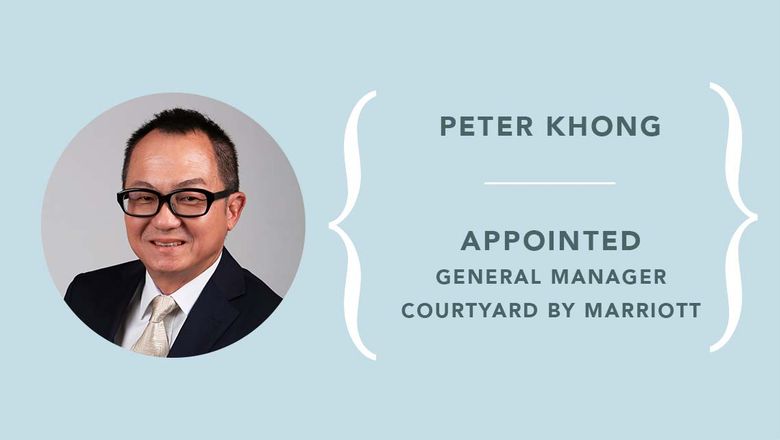 Peter Khong, General Manager, Courtyard by Marriott Singapore Novena