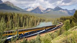 The Rocky Mountaineer provides breathtaking scenic journeys through the Canadian Rockies, featuring luxurious amenities and unparalleled views of stunning landscapes and wildlife.
