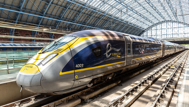 Eurostar is one of the rail lines that can be booked via Rail Europe.