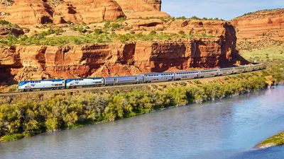 The California Zephyr, which runs between Chicago and San Francisco, is known as among one of the most scenic train trips in North America.