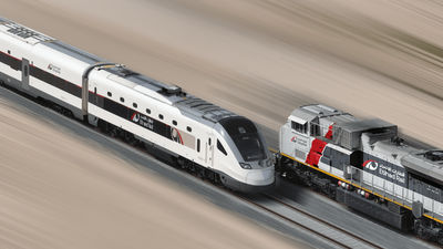 Under development, a high-speed rail project will connect Abu Dhabi and Dubai at speeds of up to 350 km/h.