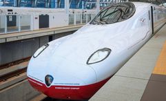 The Kyushu Shinkansen connects Hakata in Fukuoka Prefecture with Kagoshima in southern Kyushu.