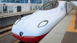 The Kyushu Shinkansen connects Hakata in Fukuoka Prefecture with Kagoshima in southern Kyushu.