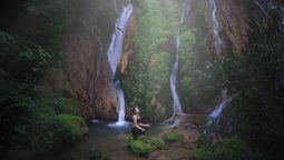 Located in in Vietnam’s Mai Chai Province, the 36-villa Avana Retreat has its own private waterfall.