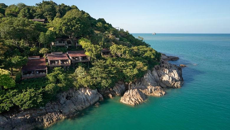 The 82-suite Garrya Tongsai Bay Samui has unobstructed views of the Gulf of Thailand.