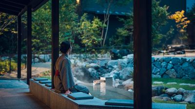 KAI Okuhida offers luxurious accommodation with private open-air hot spring baths, gourmet kaiseki dining featuring local ingredients, and stunning mountain views in a serene setting.