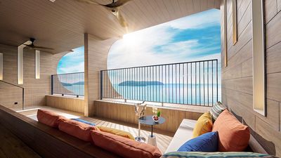 Room comes with a view at PARKROYAL Langkawi Resort.