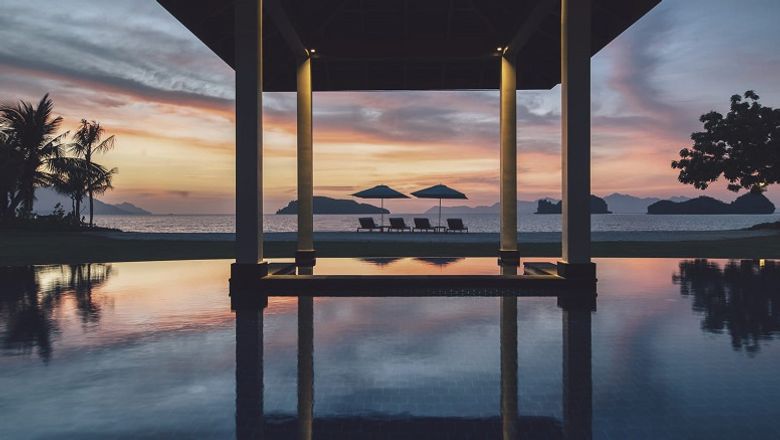 The Imperial Villa's infinity pool offers unparalleled views of limestone cliffs rising from the Andaman Sea.
