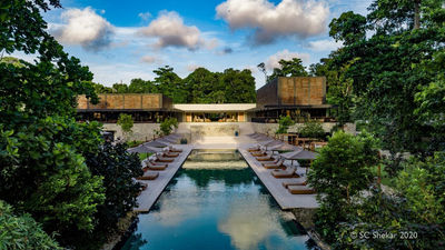 Mandarin Oriental, Desaru Coast is a luxury beachfront resort in Johor featuring 44 suites, spa, dining venues, event spaces, and nearby championship golf courses.