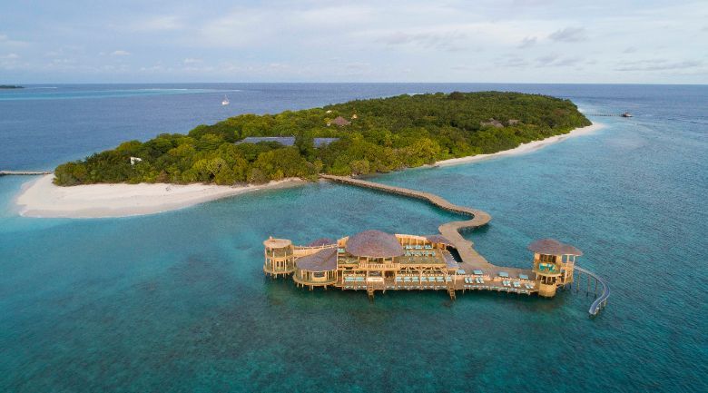 Guests at Soneva's Maldives resorts will be given a face mask and tested for Covid upon arrival.