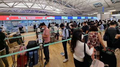 Especially in Asian countries, travellers are still masking up in the airports to mitigate the risk of contracting the virus.