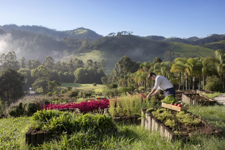 Six Senses harbours plastic-free ambitions for guests and the local communities it operates in, including rolling out initiatives such as sustainability organic boxes (pictured).