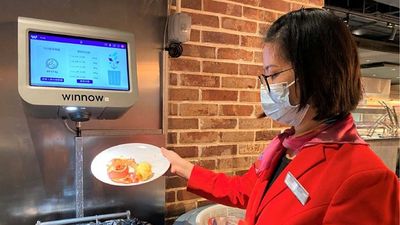 Artificial intelligence is employed in all employee dining rooms across Melco’s integrated resorts in Macau and Manila to measure and reduce plate waste.