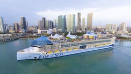 With a capacity ranging from 5,610 guests at double occupancy to a max of 7,600 passengers, the Icon, boasts eight neighbourhoods, including five new for Royal Caribbean, six waterslides, seven pools, and over 40 venues for dining, drinking, and entertainment.