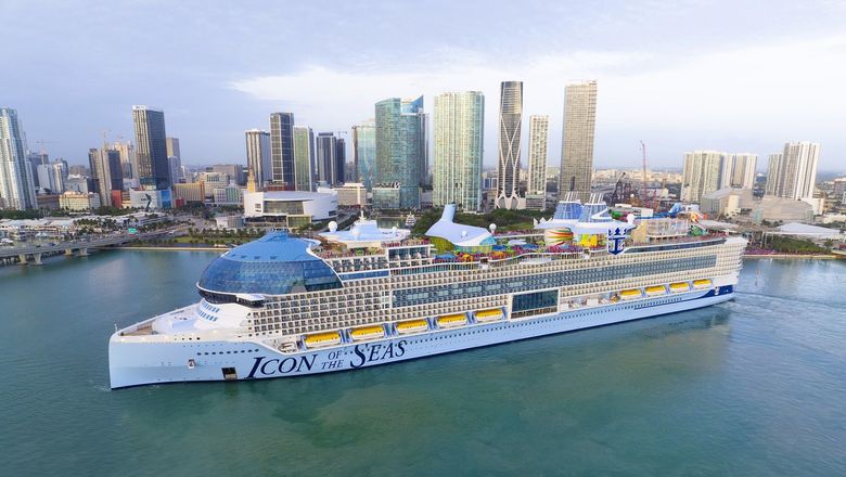 With a capacity ranging from 5,610 guests at double occupancy to a max of 7,600 passengers, the Icon, boasts eight neighbourhoods, including five new for Royal Caribbean, six waterslides, seven pools, and over 40 venues for dining, drinking, and entertainment.