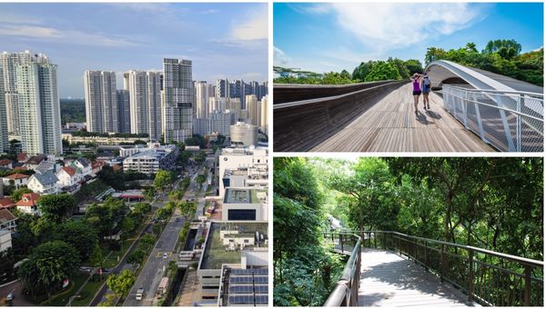The Queenstown precinct boasts a plethora of local eateries and attractions, like Henderson Wave (top right) and Hort Park (bottom right), that remain undiscovered by many tourists.