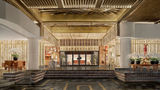 The porte cochère is St Regis Jakarta’s covered driveway entrance, where guests first encounter Bill Bensley’s whimsical Indonesian-inspired design.